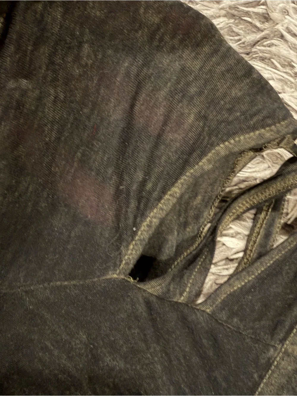 Rock & Republic Black Short Sleeve Cutout Shoulder Tee - Picture 5 of 7
